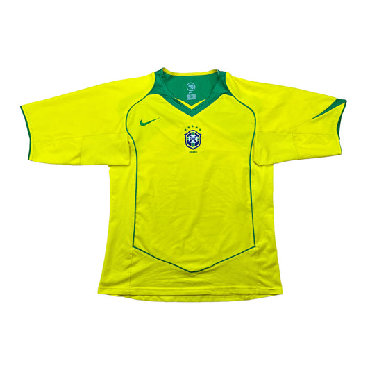 Brasilien 2004-06 Heim Trikot M nike total 90