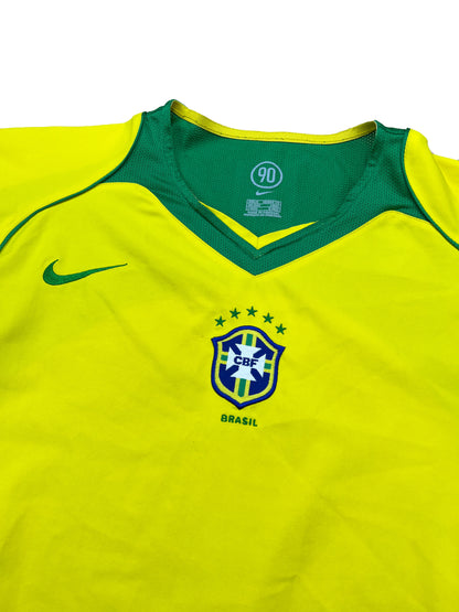 Brasilien 2004-06 Heim Trikot M nike total 90