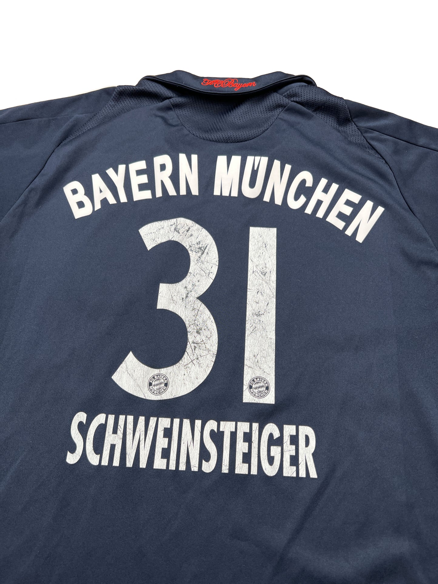 Bayern München 2008-10 "Schweinsteiger" Auswärts Trikot Gr.176 adidas