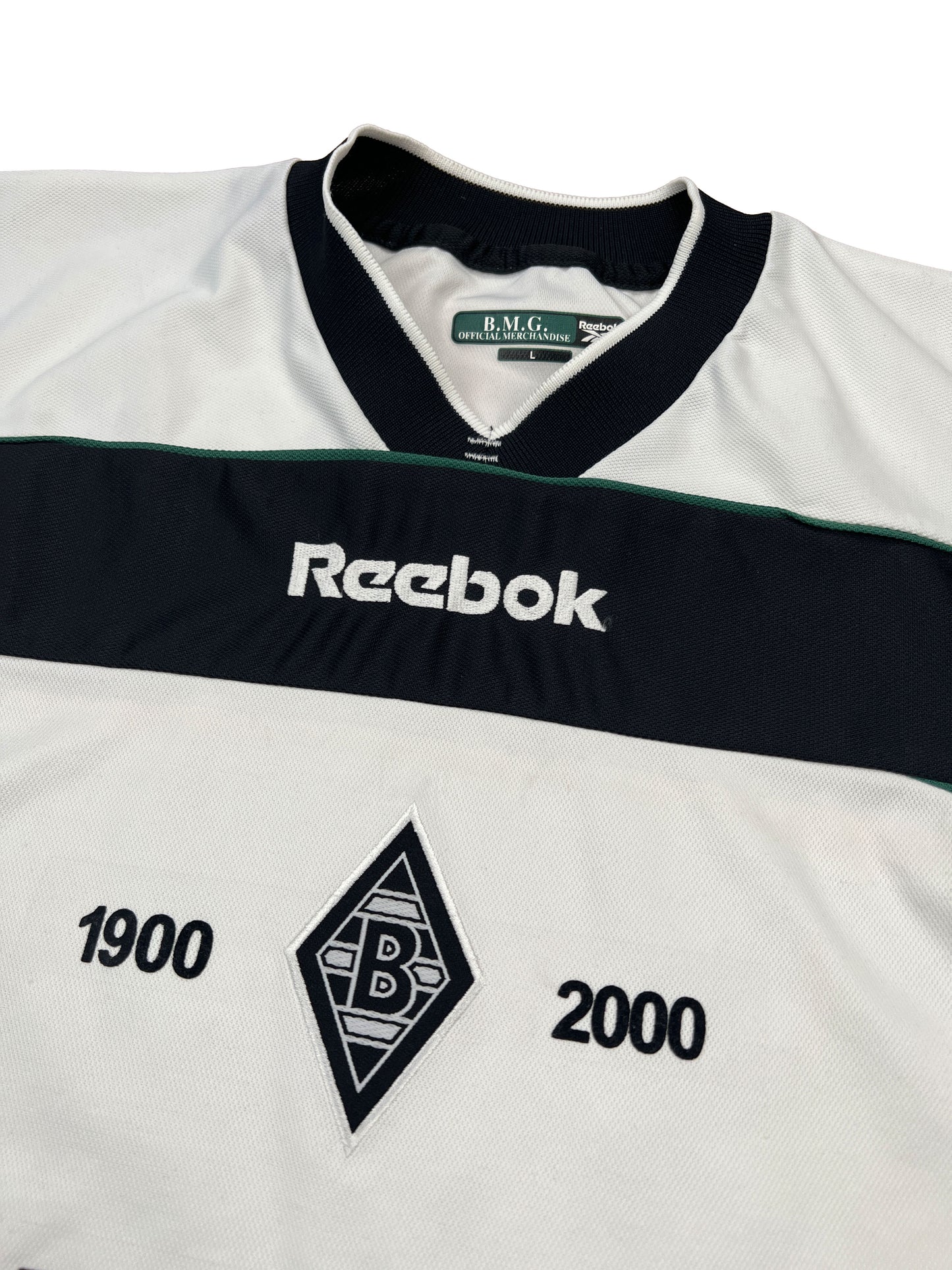 Borussia Mönchengladbach 2000-02 Heim Trikot L reebok BMG