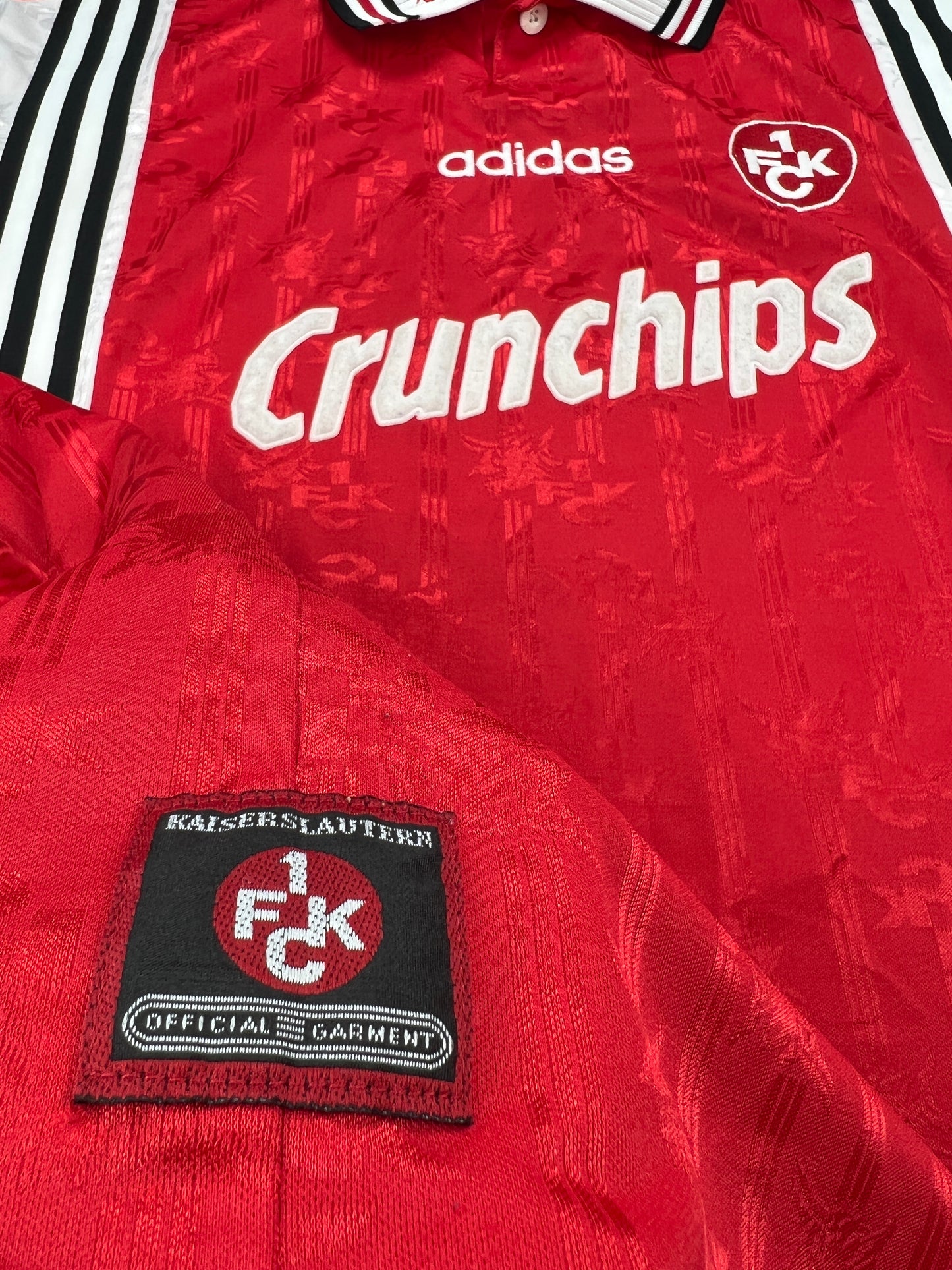 1.FC Kaiserslautern 1996-98 "Wagner" Heim Trikot XL adidas