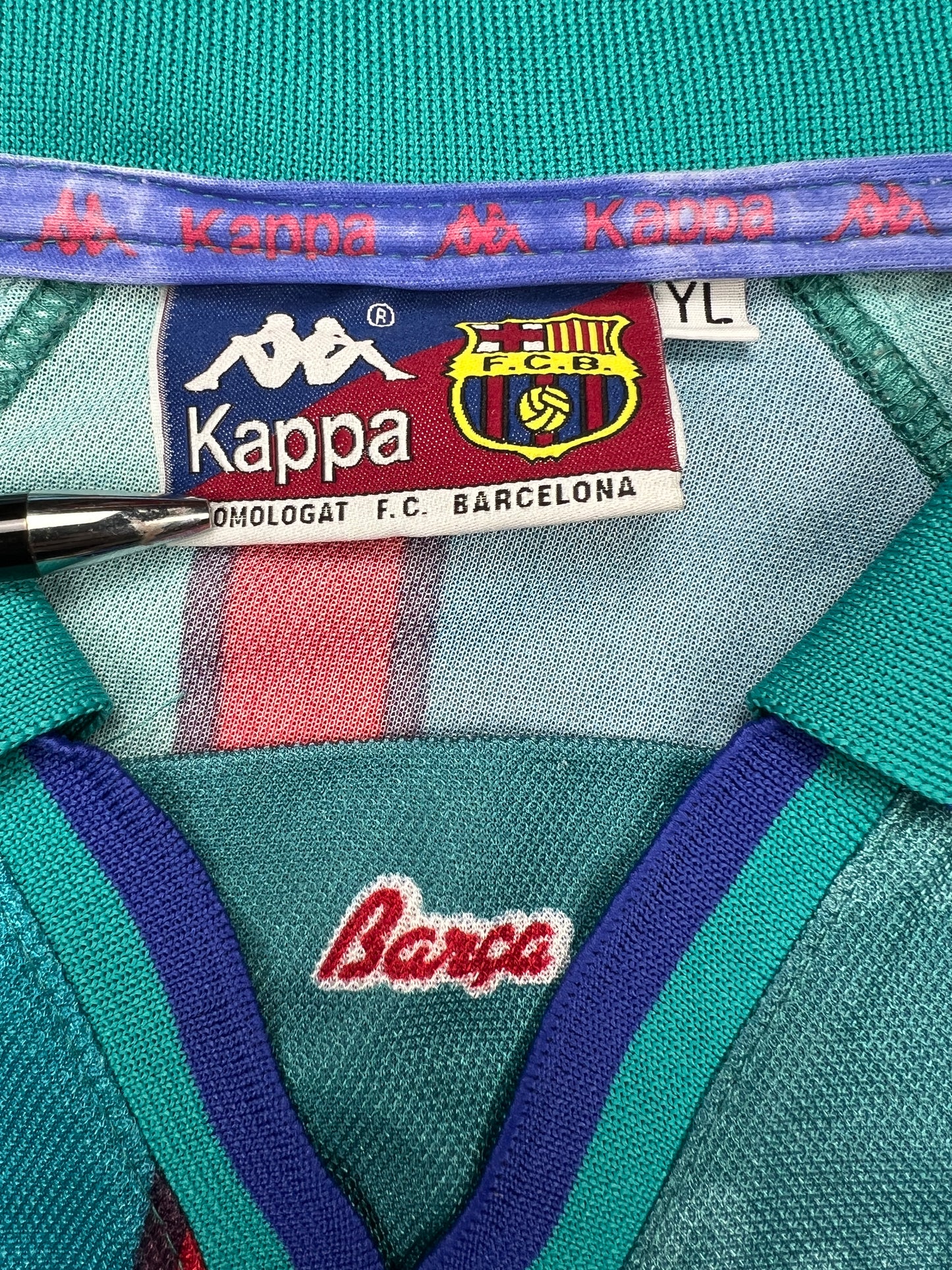 Barcelona 1995-97 Auswärts Trikot XL kappa