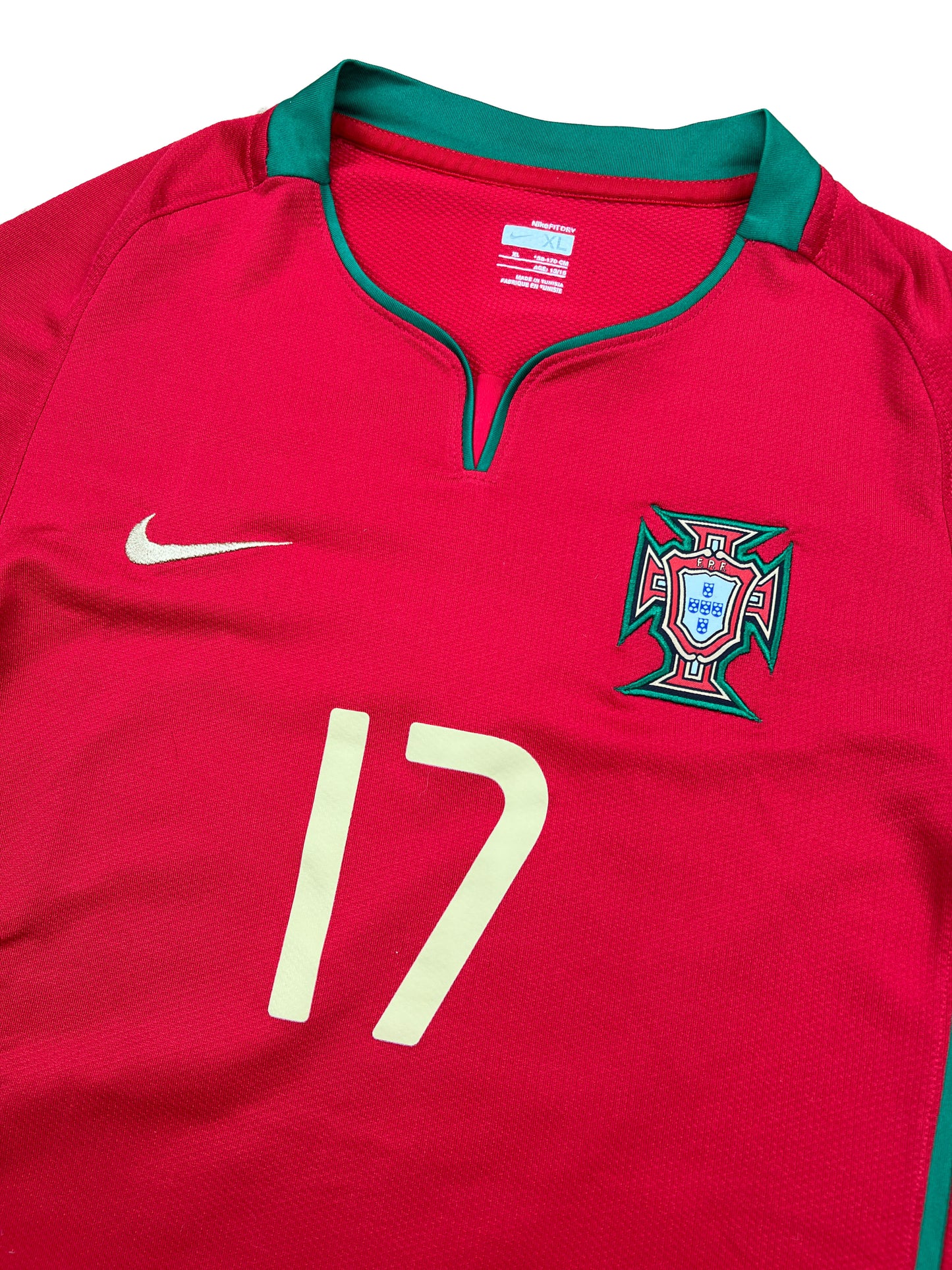 Portugal 2008 "Quaresma" Heim Trikot "Gr.176 (wie XS)" Nike