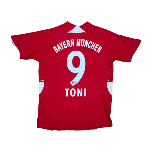 Bayern München 2007-08 "Luca Toni" Heim Trikot Gr.164 (wie S) adidas