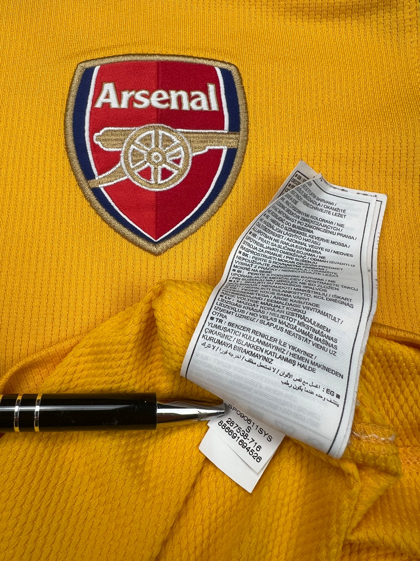 Arsenal 2008-09 "Adebayor" Auswärts Trikot S nike