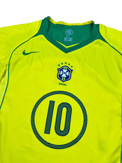 Brasilien 2004-06 "Ronaldinho" Heim Trikot M nike total 90