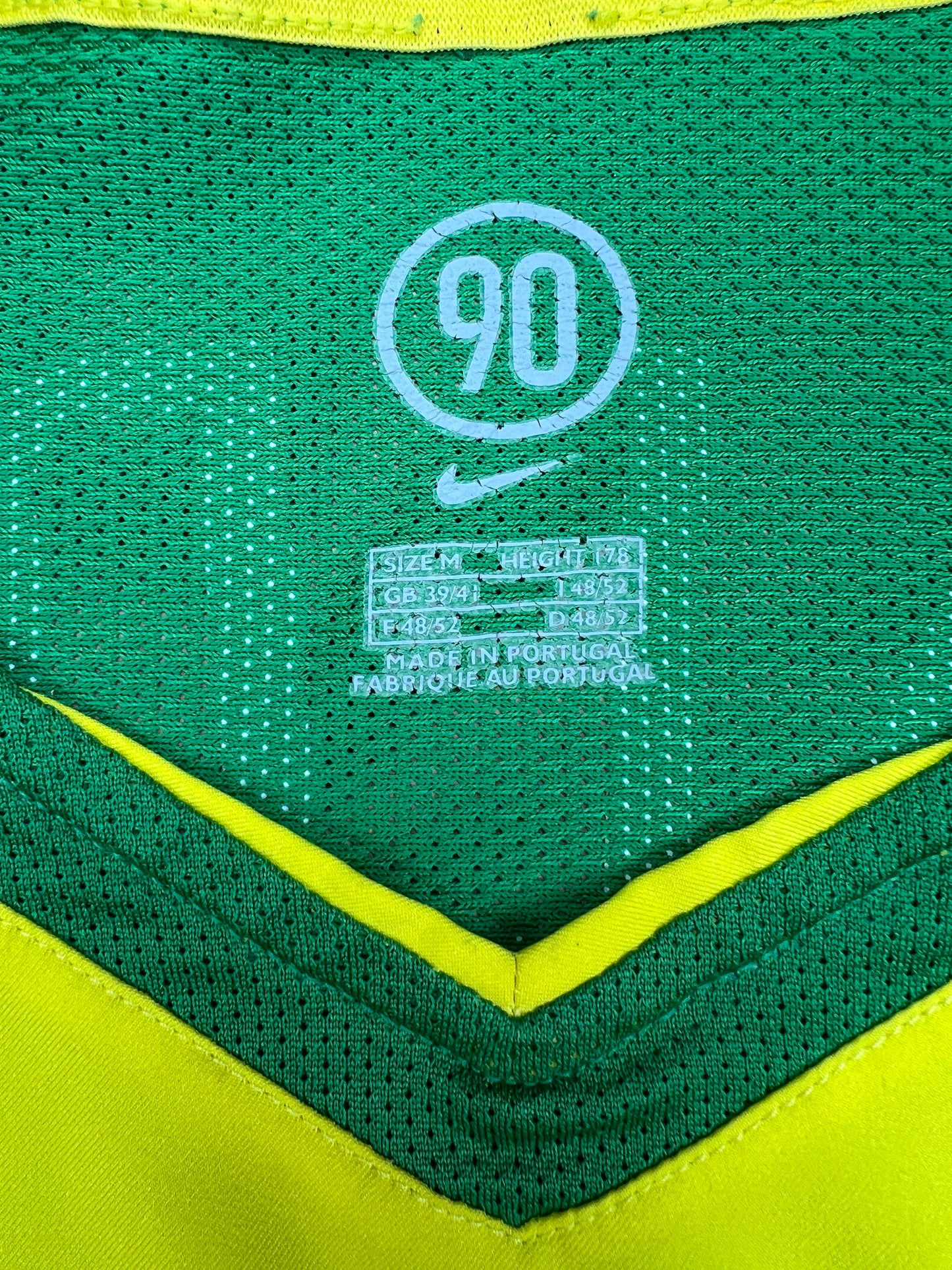 Brasilien 2004-06 "Ronaldinho" Heim Trikot M nike total 90