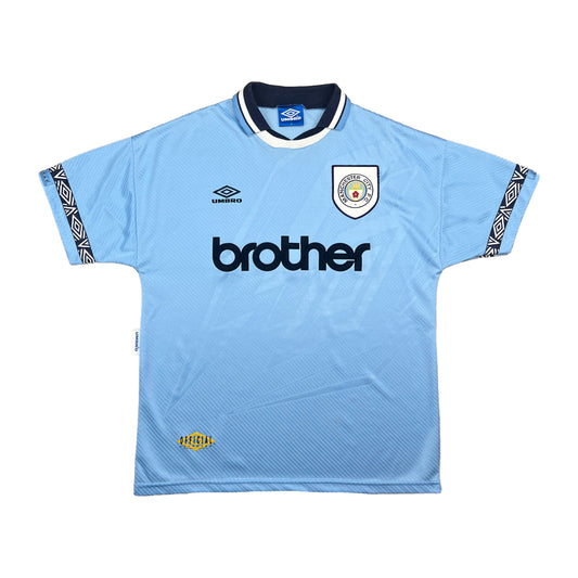 Manchester City 1993-95 Heim Trikot L umbro