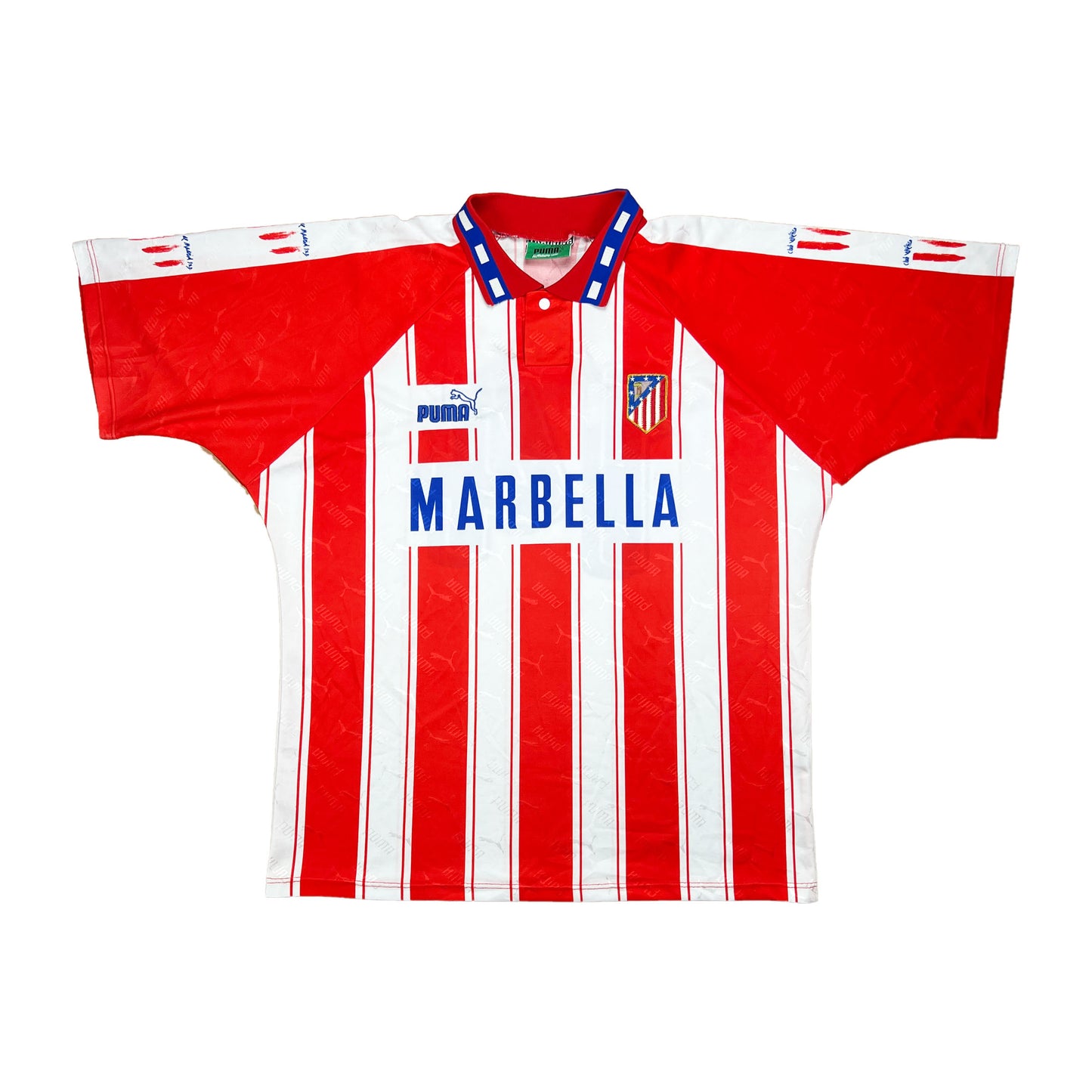 Atletico Madrid 1994-95 Heim Trikot & Shorts XL puma