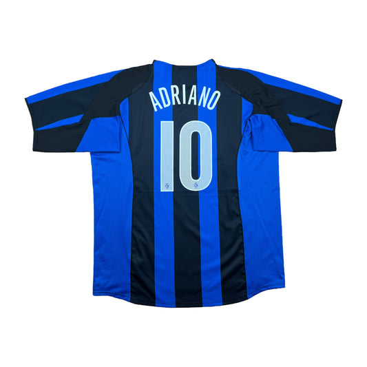 Inter Mailand 2004-05 "Adriano" Heim Trikot XXL nike total 90