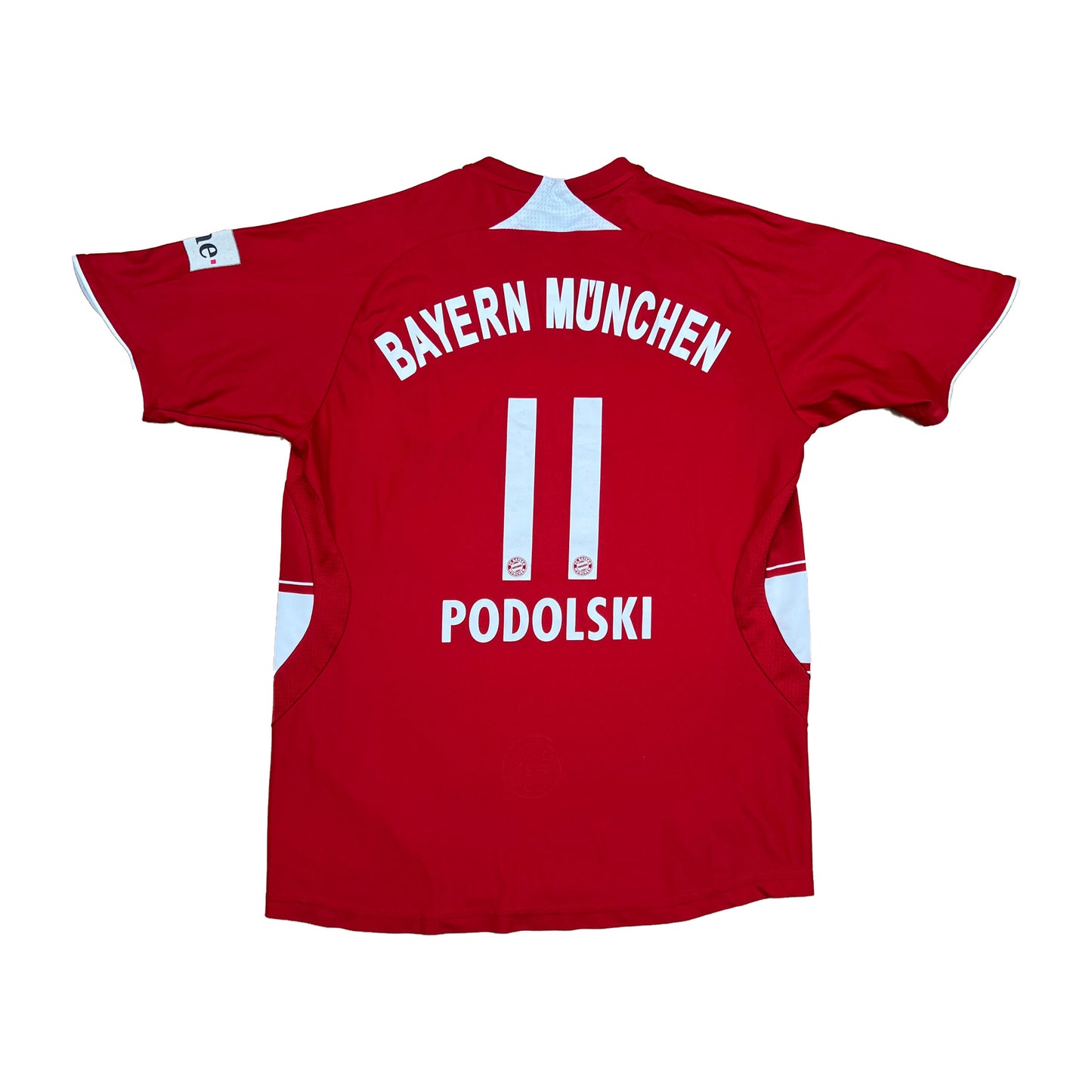 Bayern München 2007-08 "Podolski" Heim Trikot XS adidas