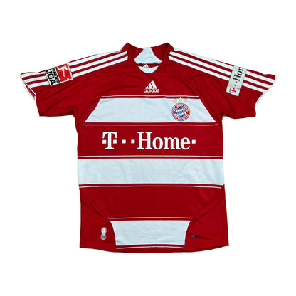 Bayern München 2007-08 "Podolski" Heim Trikot XS adidas