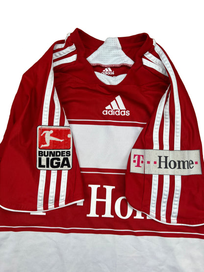 Bayern München 2007-08 "Podolski" Heim Trikot XS adidas