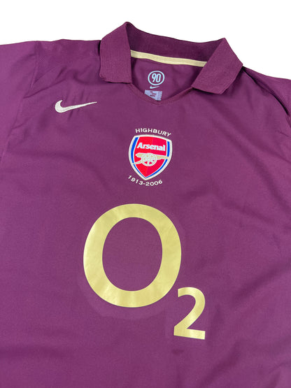 Arsenal 2005-06 "Henry" Heim Trikot "L" *Highbury* nike