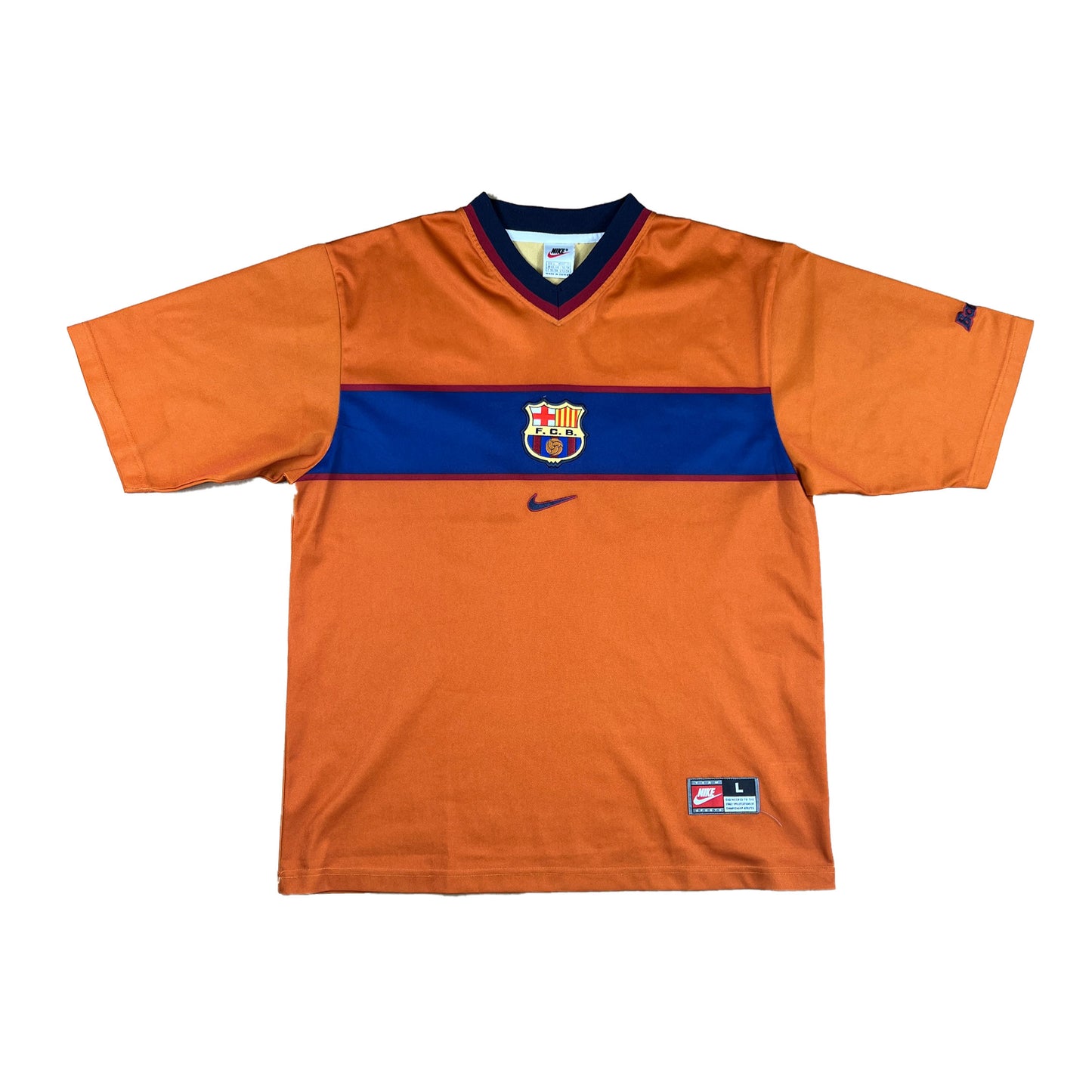 Barcelona 1998-00 "Figo" Ausweich Trikot "L" nike