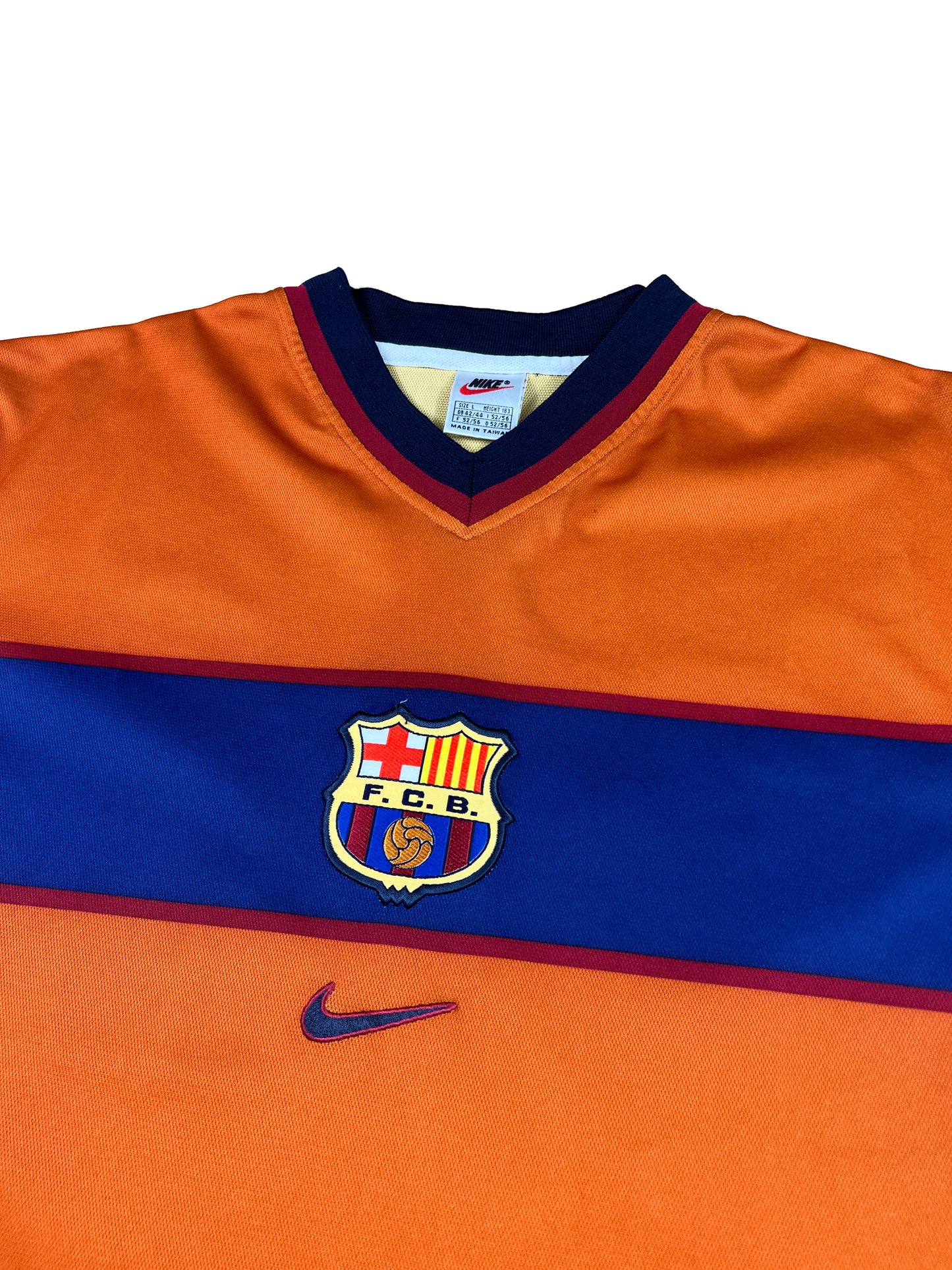 Barcelona 1998-00 "Figo" Ausweich Trikot "L" nike