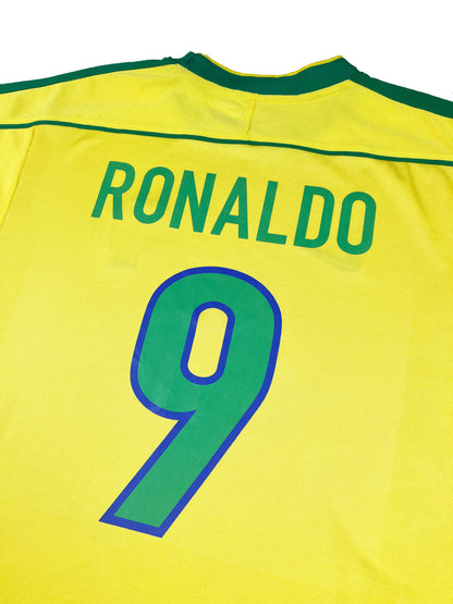 Brasilien 1998 "Ronaldo" Heim Trikot "L" Nike