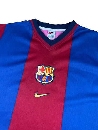 Barcelona 1998-99 "Rivaldo" Heim Trikot "XL" nike