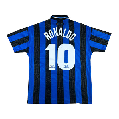 Inter Mailand 1997-98 "Ronaldo" Heim Trikot "XL" umbro