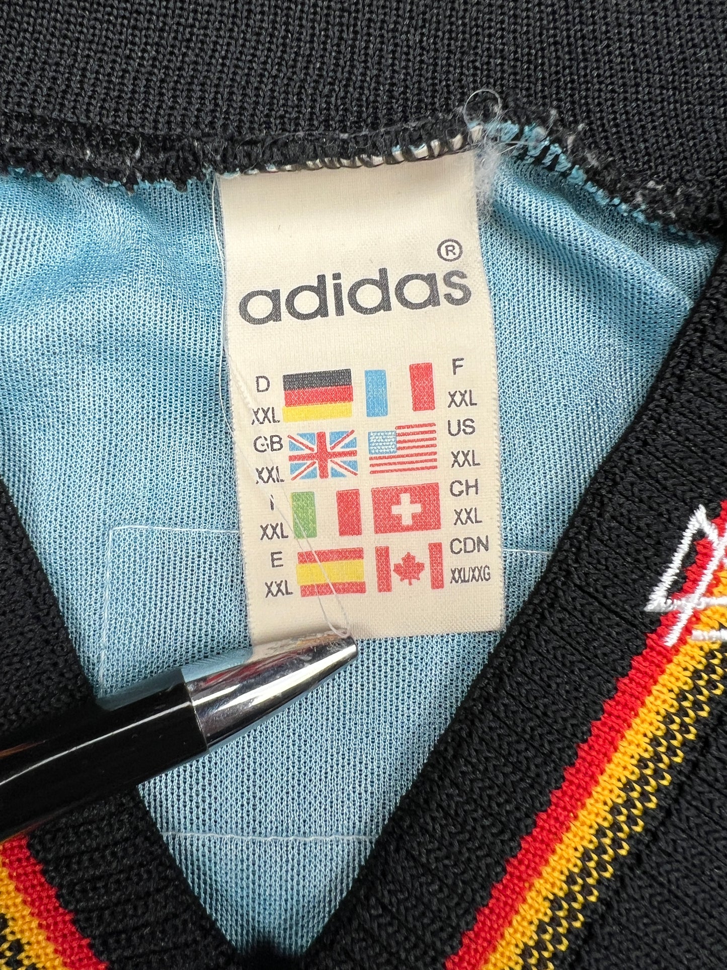 Deutschland 1996 Auswärts Trikot XXL adidas DFB