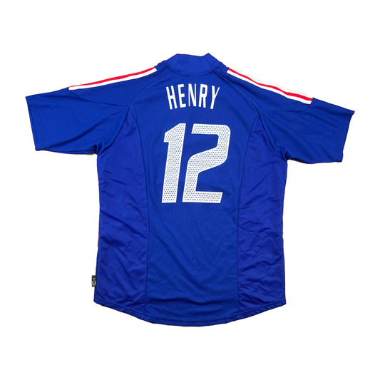 Frankreich 2002-04 "Henry" Heim Trikot L adidas