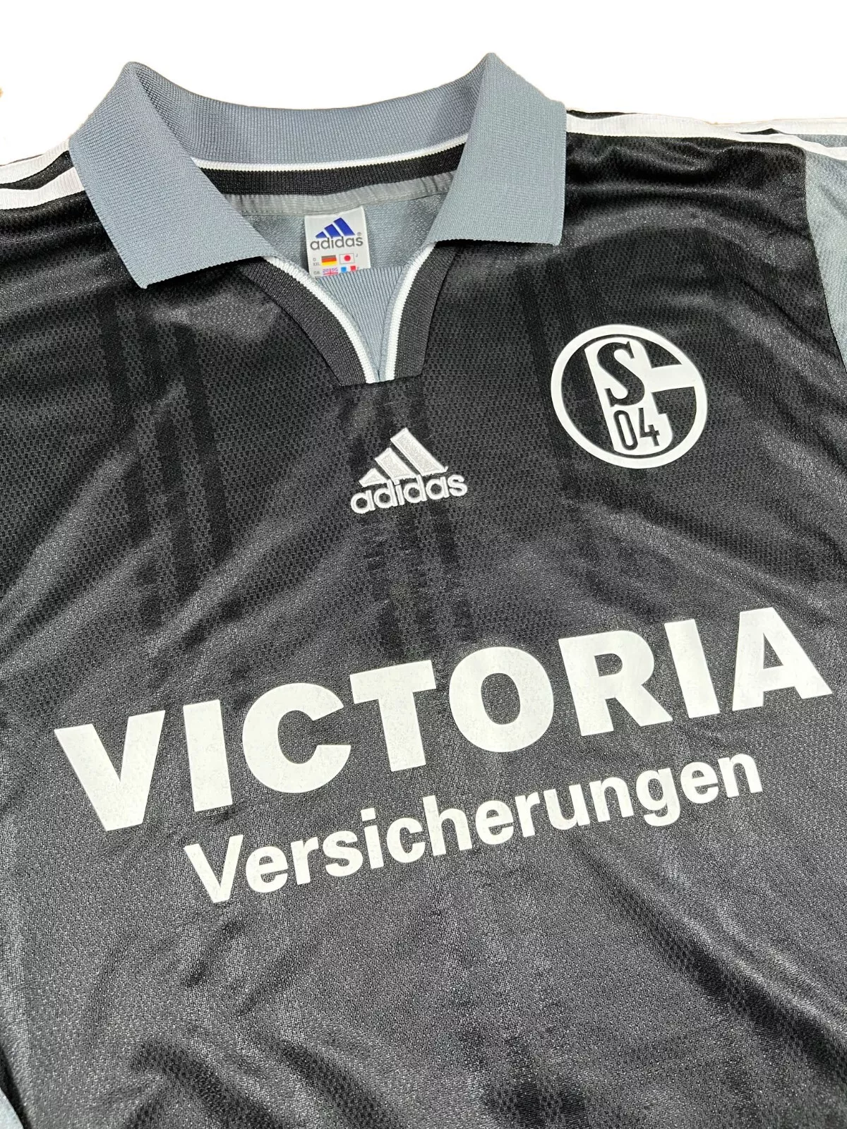 Schalke 04 2001-02 "Reck" Torwart Trikot XXL adidas "Spielvorbereitet*