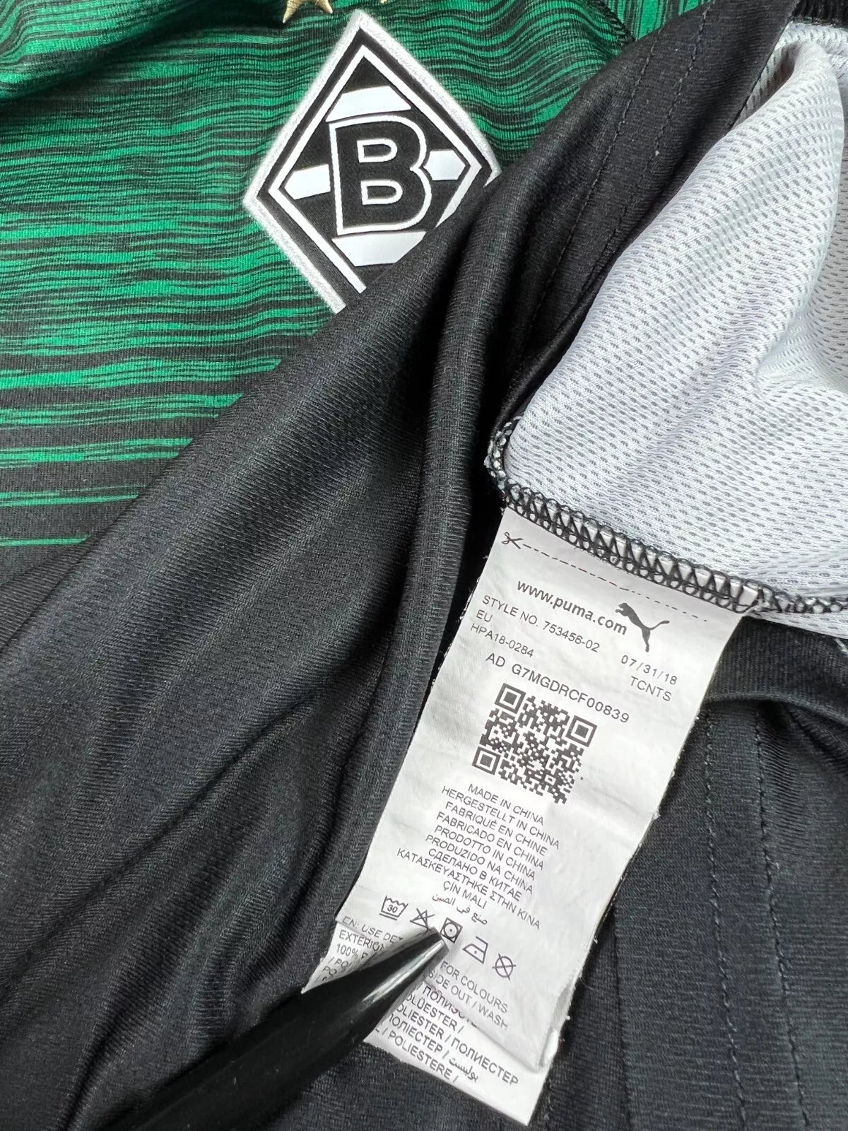 Borussia Mönchengladbach 2018-19 "Zakaria" Auswärts Trikot S puma