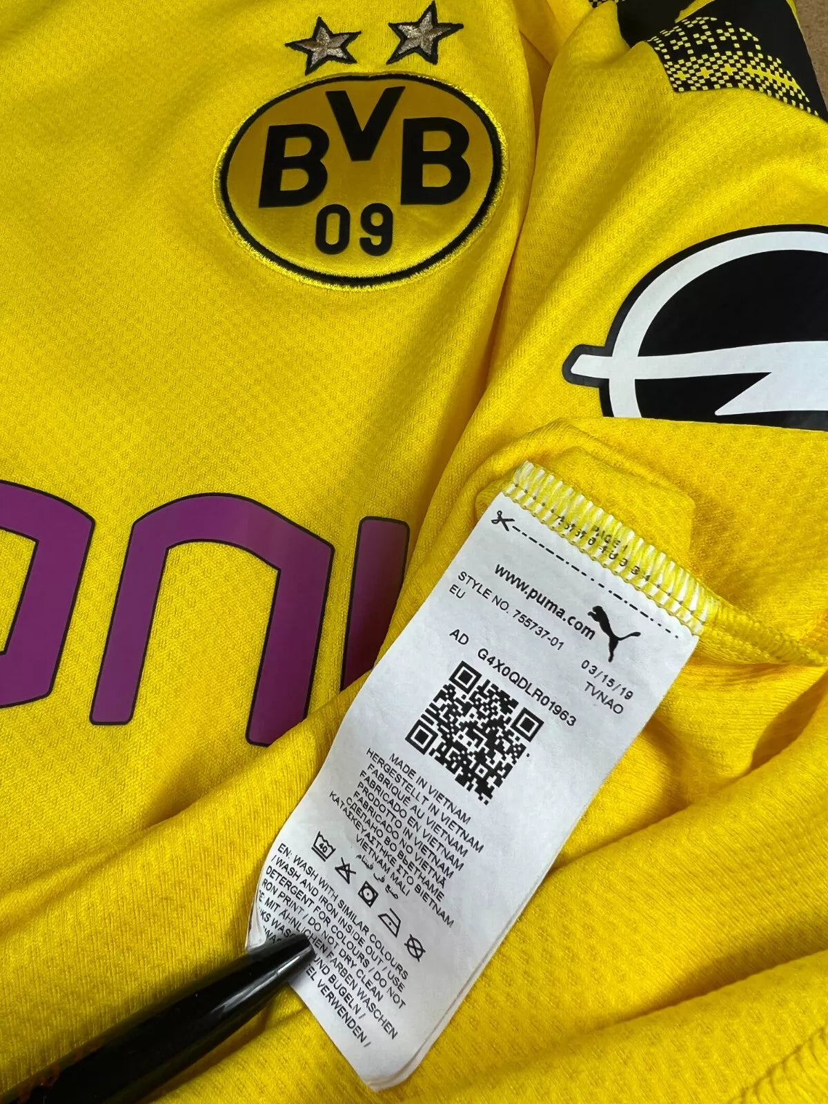 Borussia Dortmund 2019-20 "Haaland" Heim Trikot M puma BVB