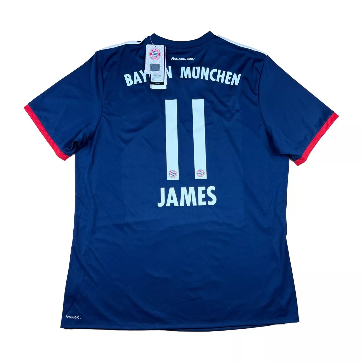 Bayern München 2017-18 "James" Auswärts Trikot XL adidas