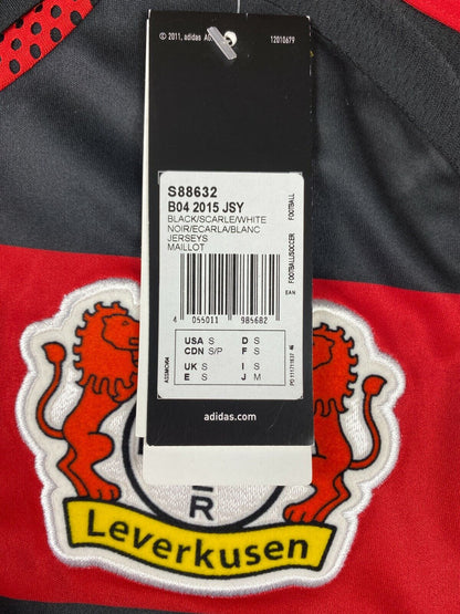 Bayer 04 Leverkusen 2015-16 Heim Trikot S adidas (mit Etiketten)