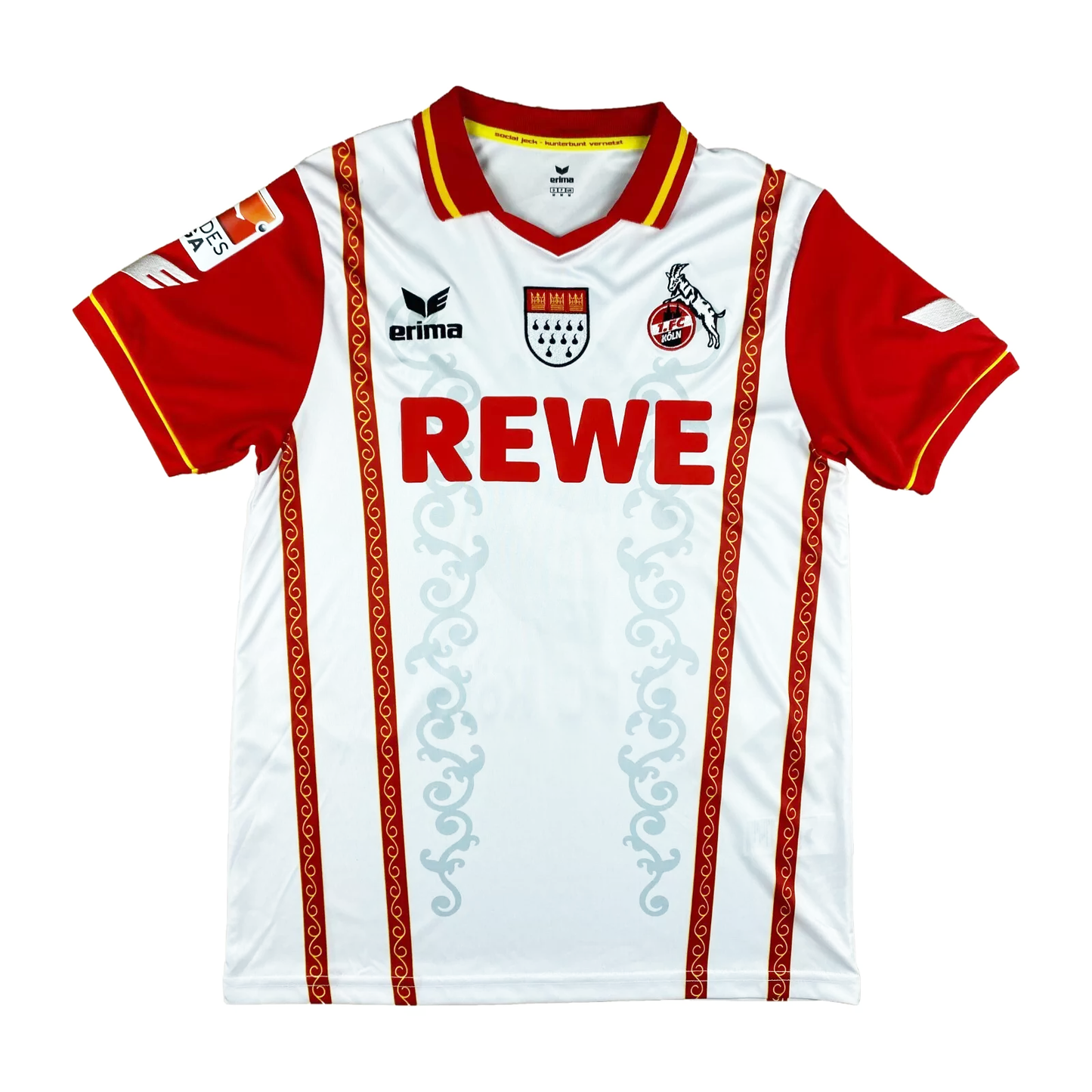 1.FC Köln 2014-15 "Ujah" Karneval Trikot M Erima