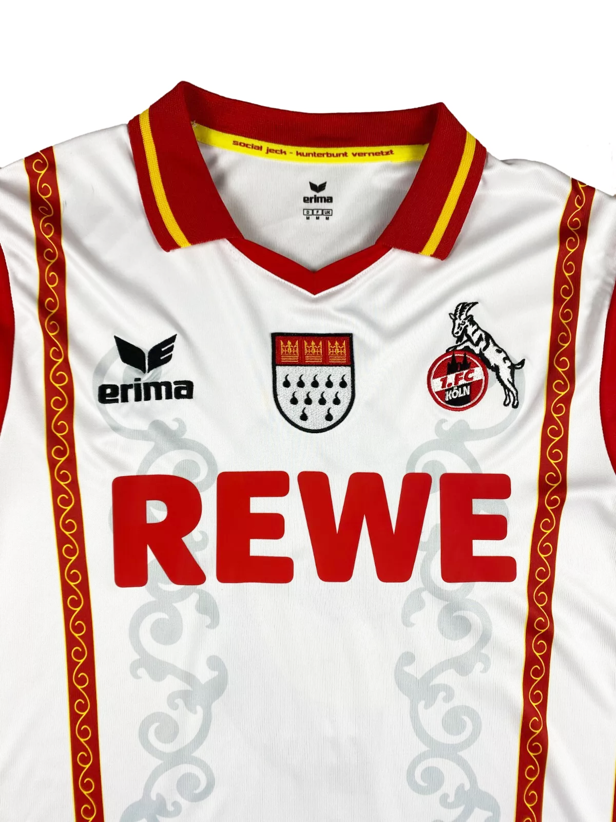 1.FC Köln 2014-15 "Ujah" Karneval Trikot M Erima