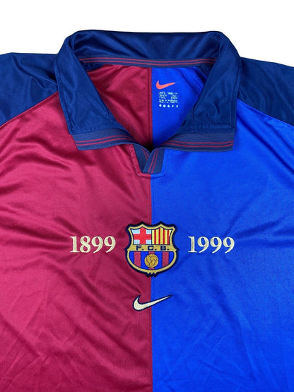 Barcelona 1999-00 Heim Trikot XL nike *100 Jahre*