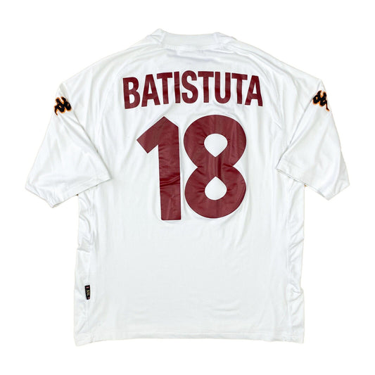 AS Rom 2000-01 "Batistuta" Auswärts Trikot XXL kappa