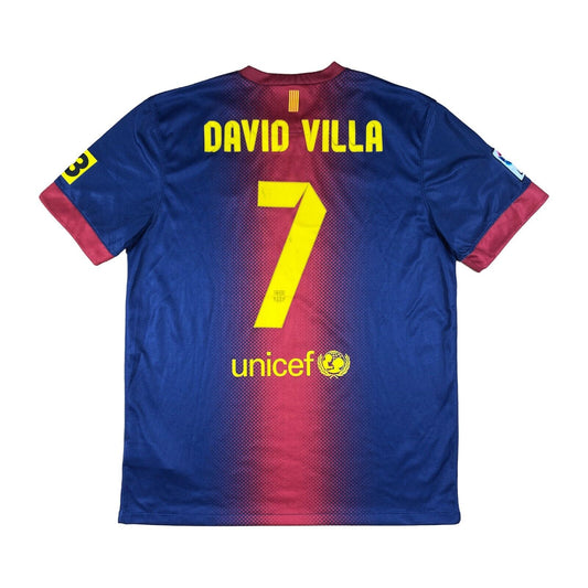 Barcelona 2012-13 "Villa" Heim Trikot L nike