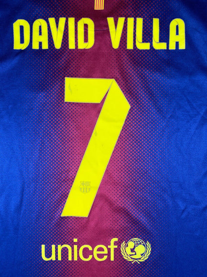 Barcelona 2012-13 "Villa" Heim Trikot L nike